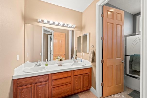 Bathroom, Dual Sink Vanities, Interior, Tile Countertops