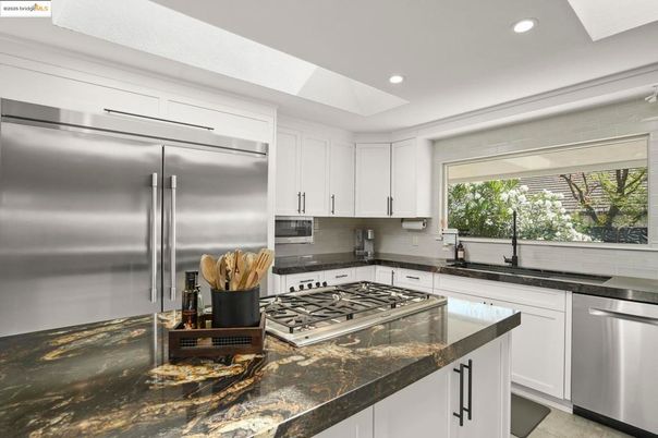 Interior, Kitchen, Recessed Lighting, Stainless Steel Appliances