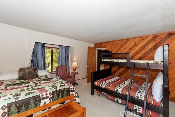 Bedroom, Interior, Wooden Walls