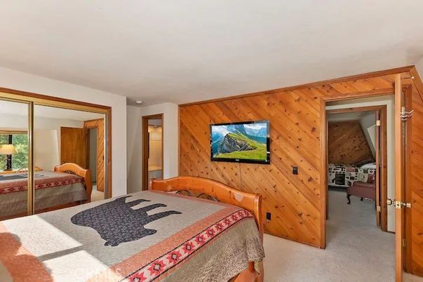 Bedroom, Interior, Wooden Walls