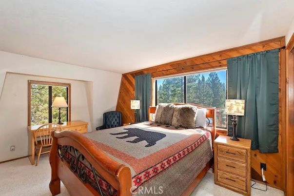 Bedroom, Interior, Wooden Walls