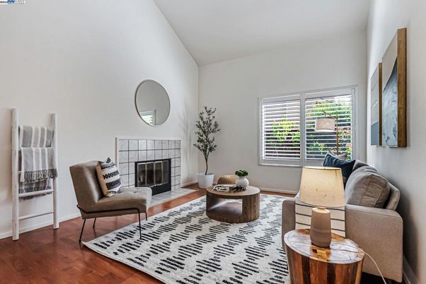 Fireplace, Interior, Living room, Wood Texture Flooring