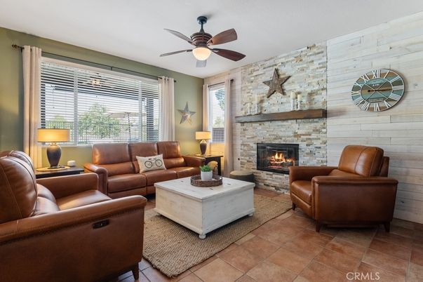 Fireplace, Interior, Living room, Stone Walls