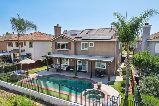 Exterior, Pool, Solar Panels