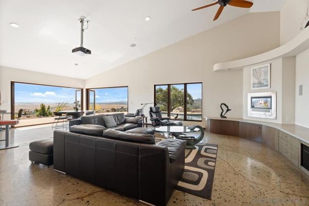 Interior, Living room, Recessed Lighting