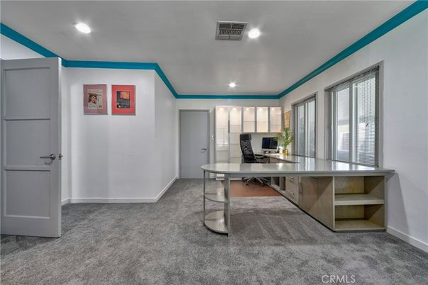 Home Office, Interior, Recessed Lighting