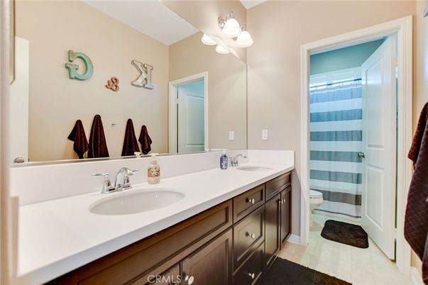 Bathroom, Dual Sink Vanities, Glass Shower, Interior