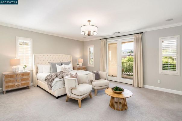 Bedroom, Chandelier, Interior