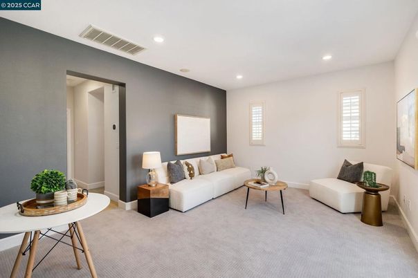 Interior, Living room, Recessed Lighting