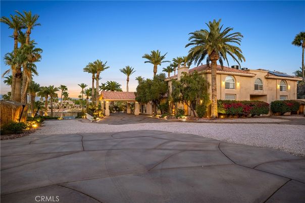 Backyard, Exterior, Facade, Mediterranean