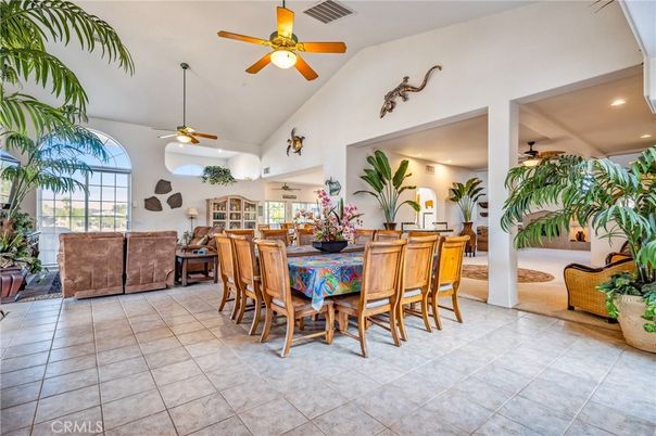 Dining room, Interior, Recessed Lighting