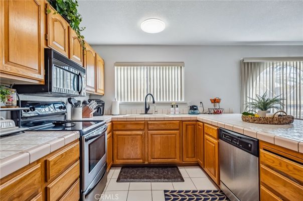 Interior, Kitchen, Tile Countertops