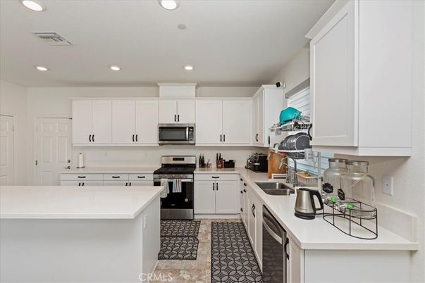 Interior, Kitchen, Recessed Lighting, Stainless Steel Appliances