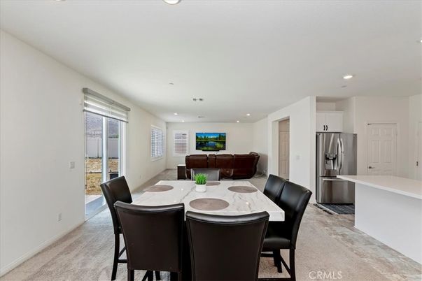 Dining room, Interior, Kitchen, Living room, Recessed Lighting, Stainless Steel Appliances