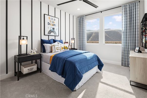 Bedroom, Interior, Recessed Lighting