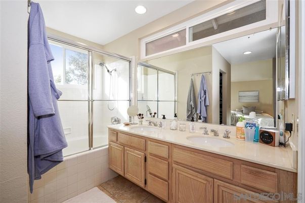 Bathroom, Bedroom, Dual Sink Vanities, Glass Shower, Interior, Recessed Lighting