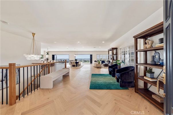 Interior, Kitchen, Living room, Pendant Lights, Recessed Lighting, Wood Texture Flooring