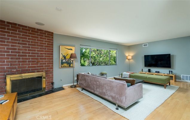 Fireplace, Interior, Living room, Stone Walls, Wood Texture Flooring