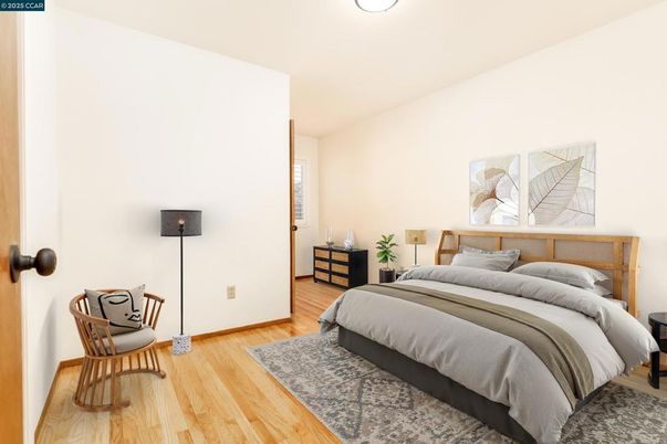 Bedroom, Interior, Wood Texture Flooring