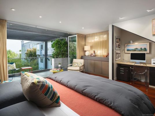 Bedroom, Home Office, Interior, Recessed Lighting