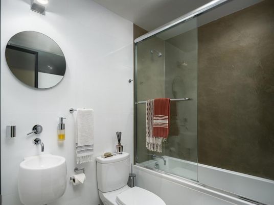 Bathroom, Glass Shower, Interior