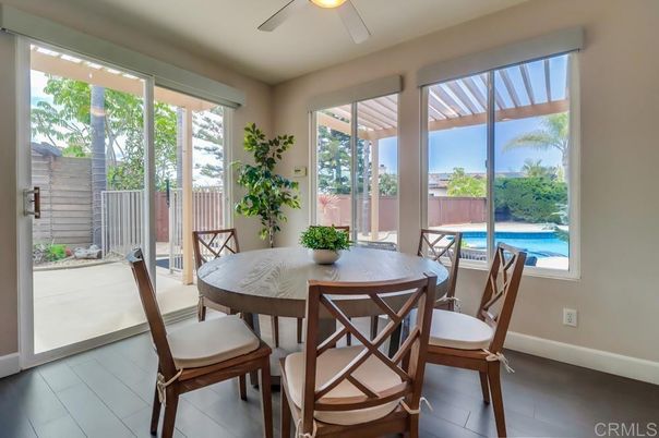 Dining room, Interior, Wood Texture Flooring