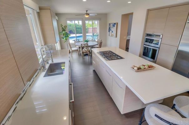 Dining room, Interior, Kitchen, Recessed Lighting, Stainless Steel Appliances, Water