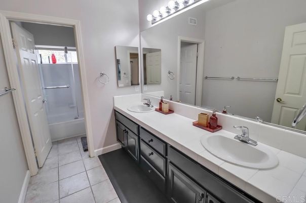 Bathroom, Dual Sink Vanities, Interior, Tile Countertops