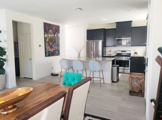 Dining room, Interior, Kitchen, Recessed Lighting, Stainless Steel Appliances