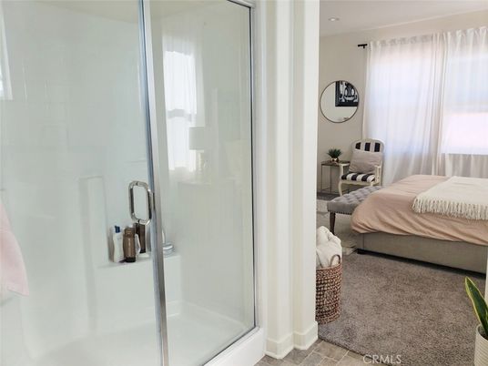 Bathroom, Bedroom, Glass Shower, Interior