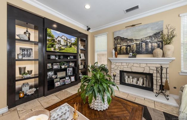 Fireplace, Interior, Recessed Lighting
