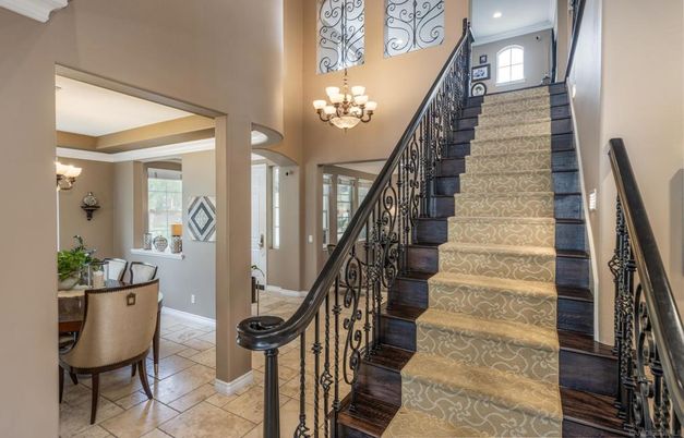 Chandelier, Dining room, Interior, Recessed Lighting