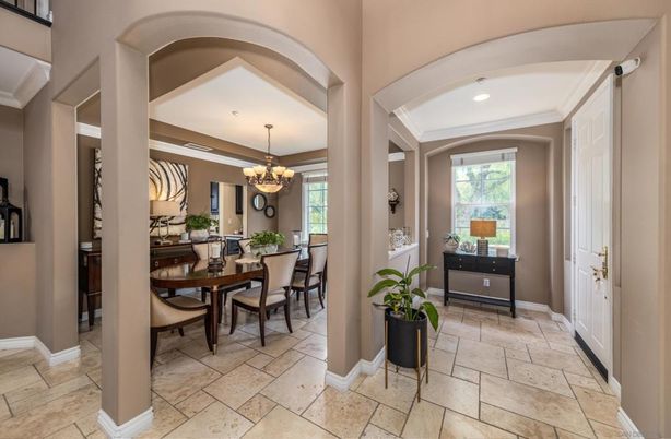 Chandelier, Dining room, Interior, Recessed Lighting