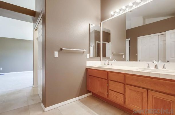 Bathroom, Dual Sink Vanities, Interior, Tile Countertops