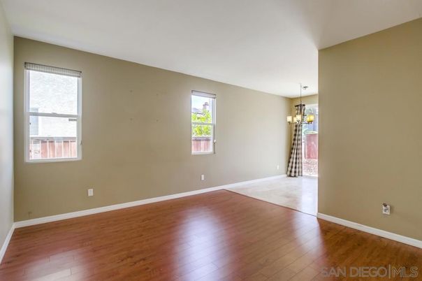 Chandelier, Empty room, Interior, Wood Texture Flooring