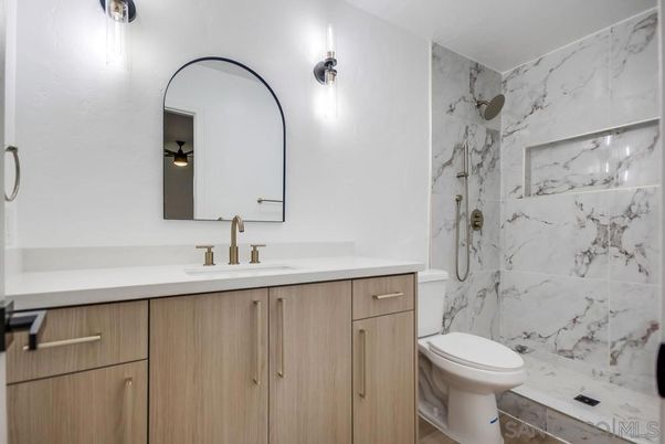 Bathroom, Interior, Marble Walls