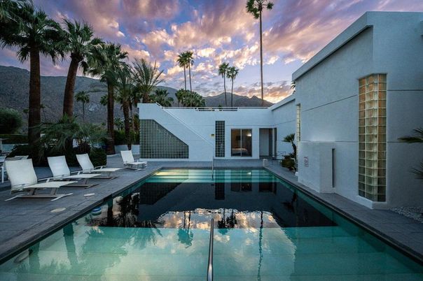 Exterior, Pool, Solar Panels