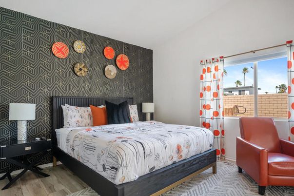 Bedroom, Interior, Wood Texture Flooring