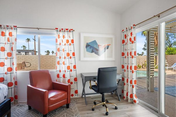 Home Office, Interior, Wood Texture Flooring