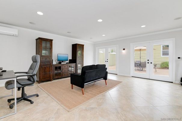 Home Office, Interior, Recessed Lighting
