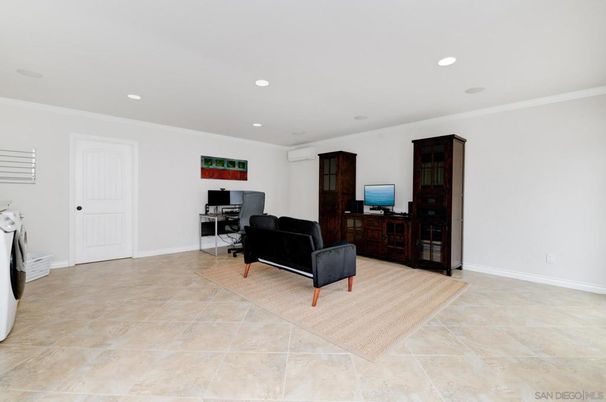 Home Office, Interior, Recessed Lighting
