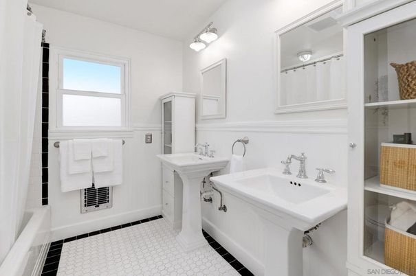 Bathroom, Dual Sink Vanities, Interior
