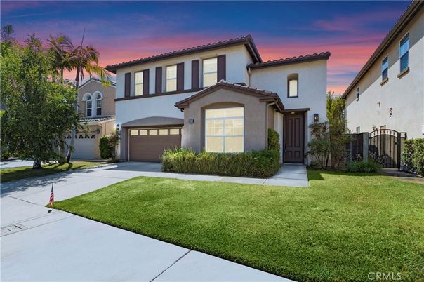 Attached, Backyard, Exterior, Facade, Mediterranean