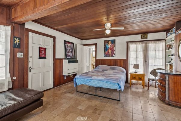 Bedroom, Interior, Wooden Ceilings, Wooden Walls