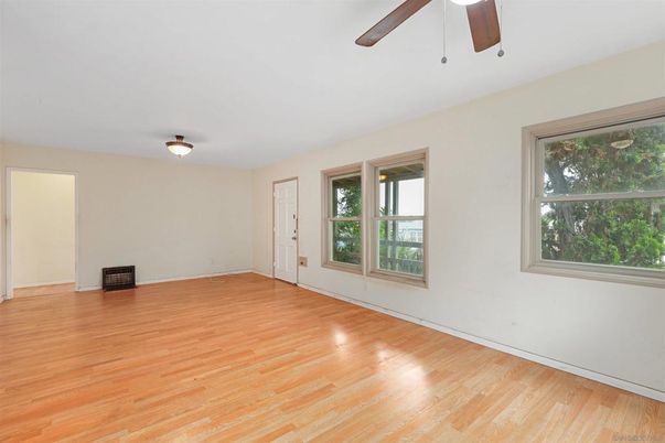 Empty room, Interior, Wood Texture Flooring