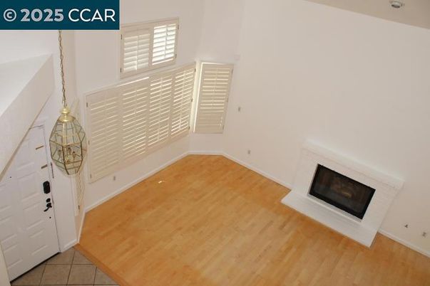 Empty room, Fireplace, Interior, Wood Texture Flooring