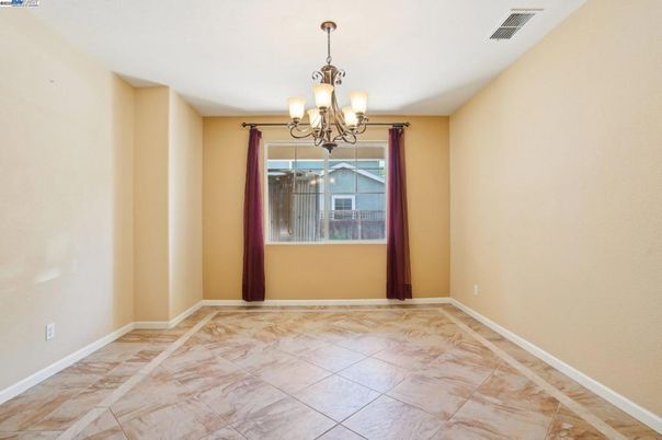 Chandelier, Empty room, Interior
