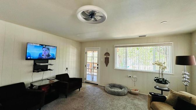 Interior, Living room, Recessed Lighting
