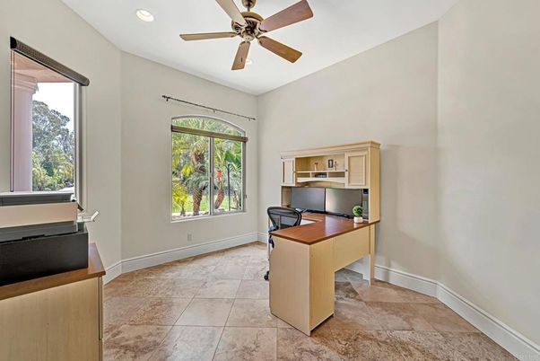 Home Office, Interior, Recessed Lighting