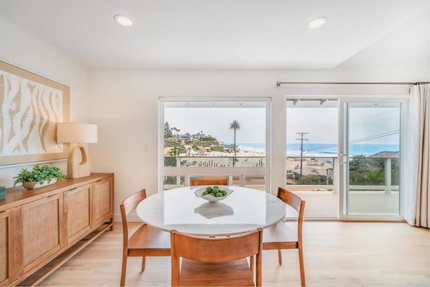 Dining room, Interior, Recessed Lighting, Water, Wood Texture Flooring